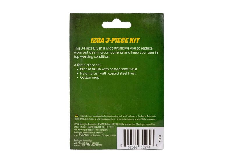 Barrel Brush Kit - Shotgun, 20 Gauge, 3 per pack